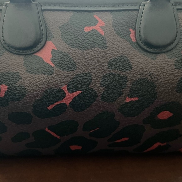 Coach Cross Grain Mini Bennett Satchel blackoxblood hand bag - Picture 2 of 12